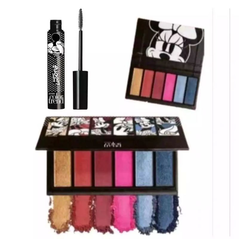 PALETA COLOR TREND/RÍMEL DISNEY/MINNIE - EDIÇÃO LIMITADA AVON | Shopee ...