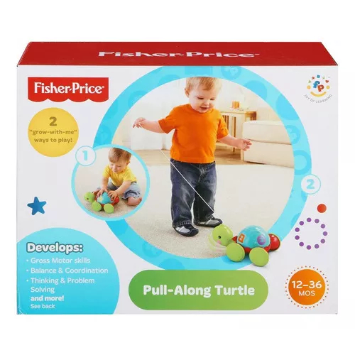 Brinquedo Infantil Empurra Tartaruga Fisher Price - Mattel Y8652