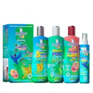 Kit Cabelo e Corpo Kids 4 Itens Bio Instinto