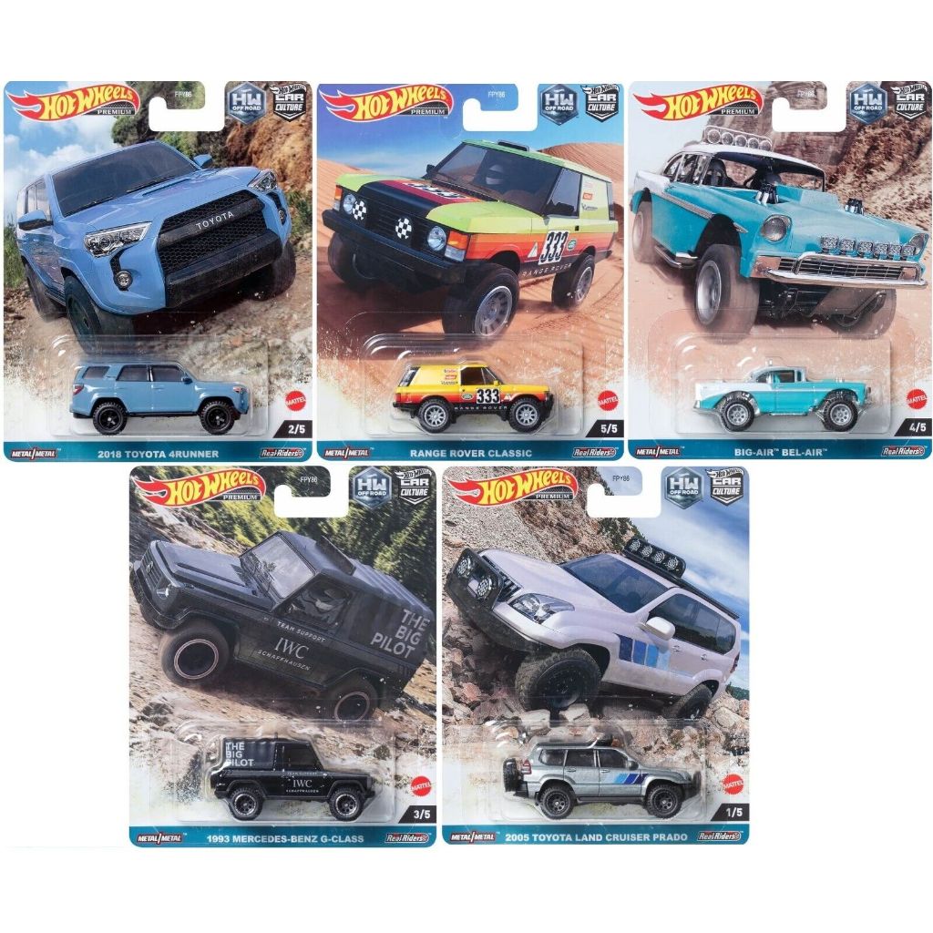 Hot Wheels Rodas Quentes Premium 2023 Cultura Automóvel Hw Off Road