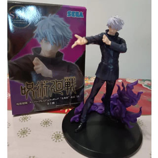 Original Sega Gojo Satoru 22 CM Jujutsu Kaisen Action Figure Figuras de ação Anime Collectible