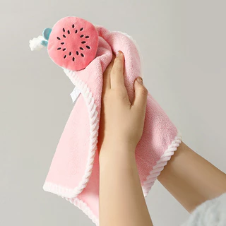 Naninha Toalha Pano de Mão 30X30 Macio Rosa ou Azul Estampas Estrela Melancia Poliéster Para Cozinha Banheiro Infantil ou Adulto Multiuso em Oferta na Shopee