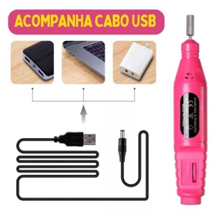 Lixadeira Unha Lixa Elétrica Profissional Bloco Motor Bivolt- YGJ-1067