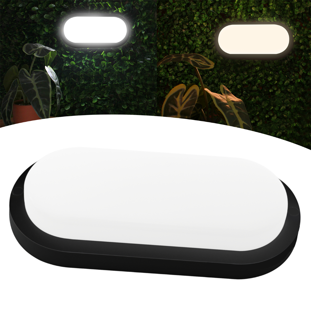 Luminária Tartaruga Arandela Preto 20w Externa Parede Teto