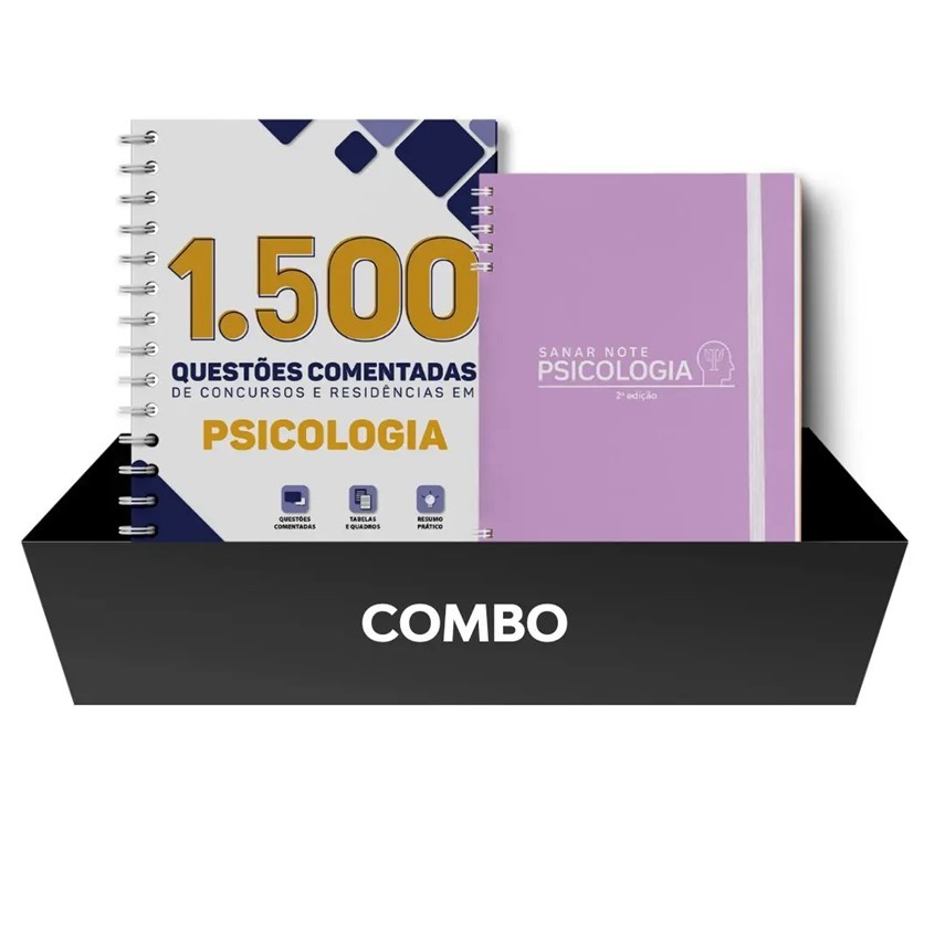 1.500 Questões Com. de Concursos e Resi. em Psicologia + Sanar