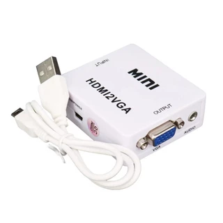 Mini Conversor (HDMI) para (VGA) E-THINK