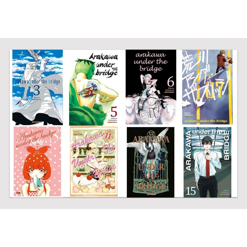 Livros - Mangá Arakawa Under the Bridge (Vol. 3,5,6,7,8,11,12,15