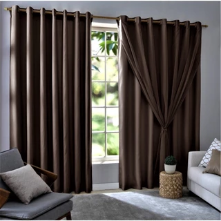 Cortina Blackout Corta Luz 100% 2,80 X 2,30 para Quarto, Sala Revenda