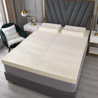 Colchão de látex natural tailandês massagem conforto lombar colchão tatami doméstico tapetes individuais e duplos