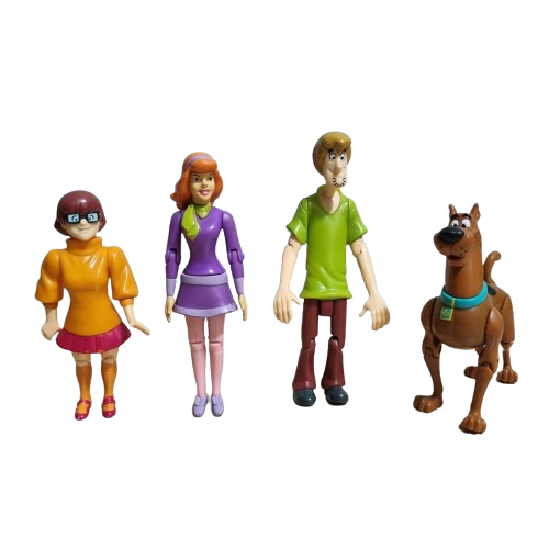 Bonecos Personagens Scooby-Doo - Hanna-Barbera - Equity Marketing - 2001