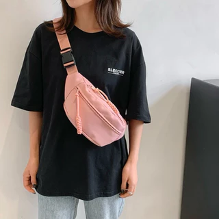 Shoulder Bag Pochete Crossbody em Nylon Diversas Cores Unissex Shein