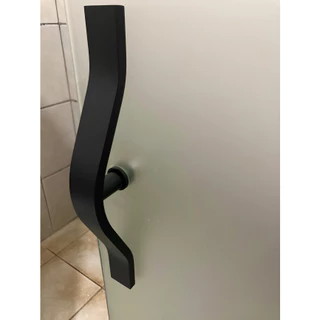Puxador Barra Chata 01 Furo para porta de vidro ou box