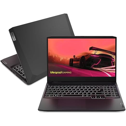 Notebook Lenovo ideapad Gaming 3 R7-5800H 8GB 256GB SSD PCIe GTX 1650 4GB 15.6" FHD Linux 82MJS00400