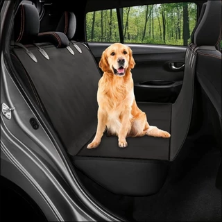 CAPA PROTETORA PET IMPERMEÁVEL PARA AUTOMÓVEIS CÃO GATO - PRETO