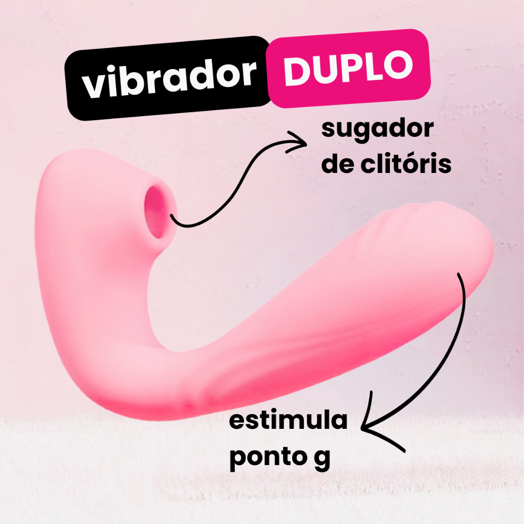 Sugador Clitóris Mamilos Dupla Penetração Estimulador Massageador  Recarregável SEXSHOP Rosa | Shopee Brasil