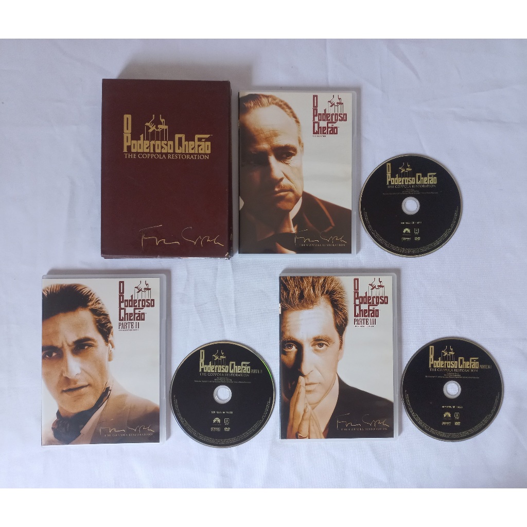 DVD Box O Poderoso Chefão - Original | Shopee Brasil