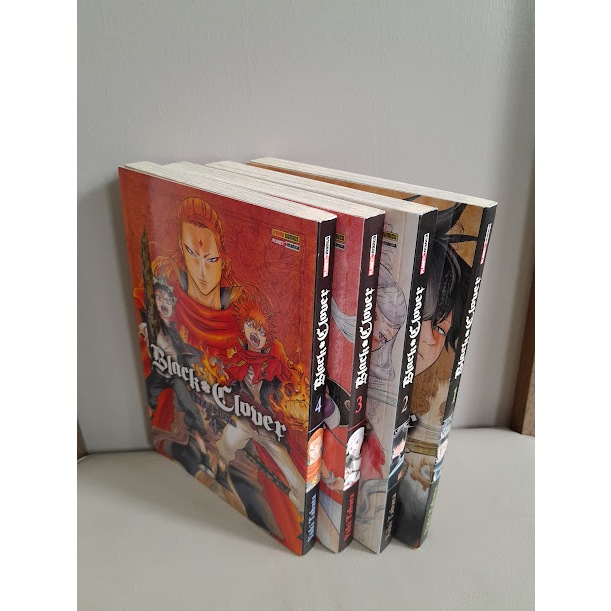Mangá Black Clover Panini Diversos Volumes (1; 2; 3; e 4)