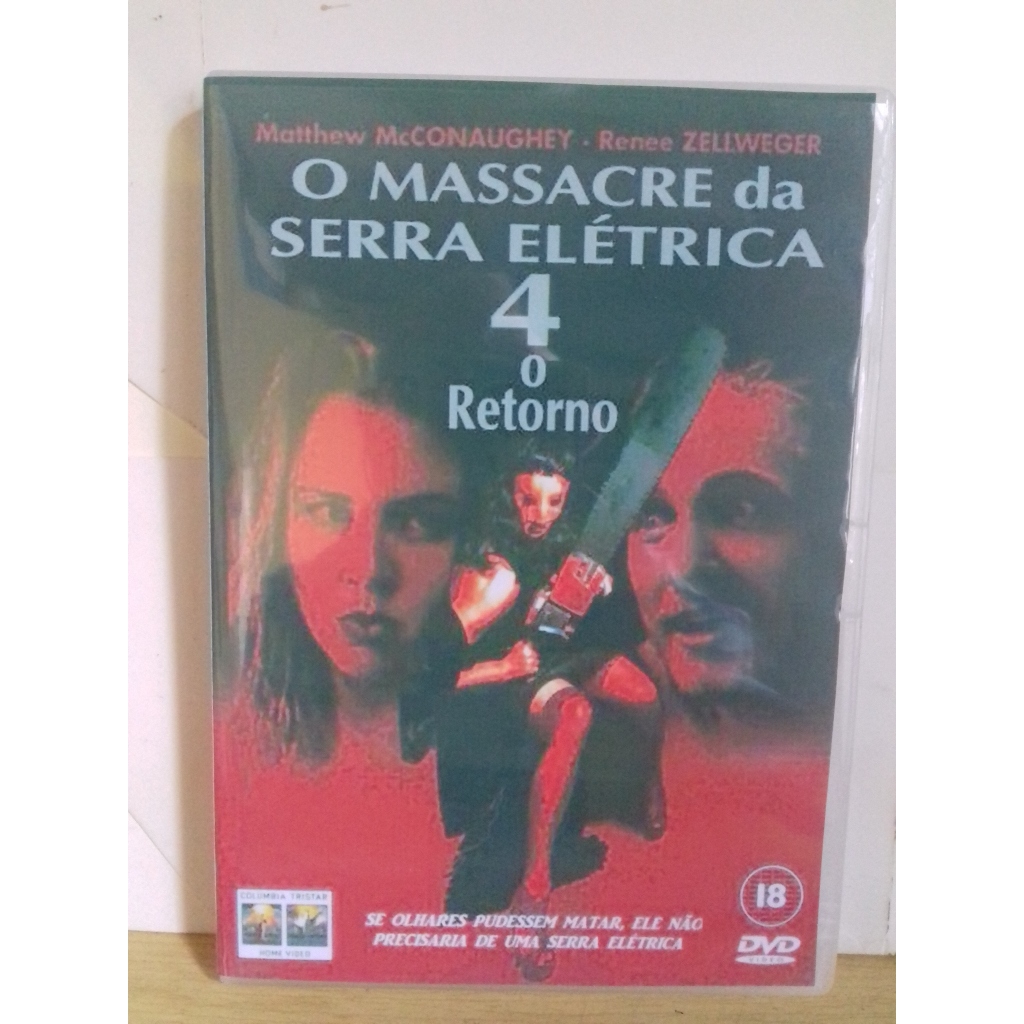 DVD O Massacre da Serra Elétrica 4: O Retorno 1995 Trial Áudio