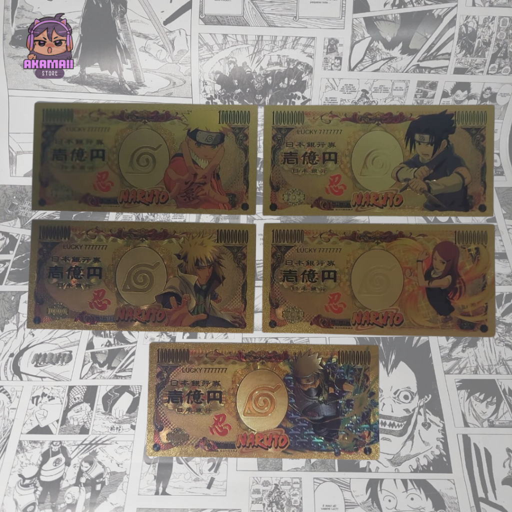 Collection De Billets Overlord - Carte Gold Nippon Ginko - Édition Manga - Pièce De Collection