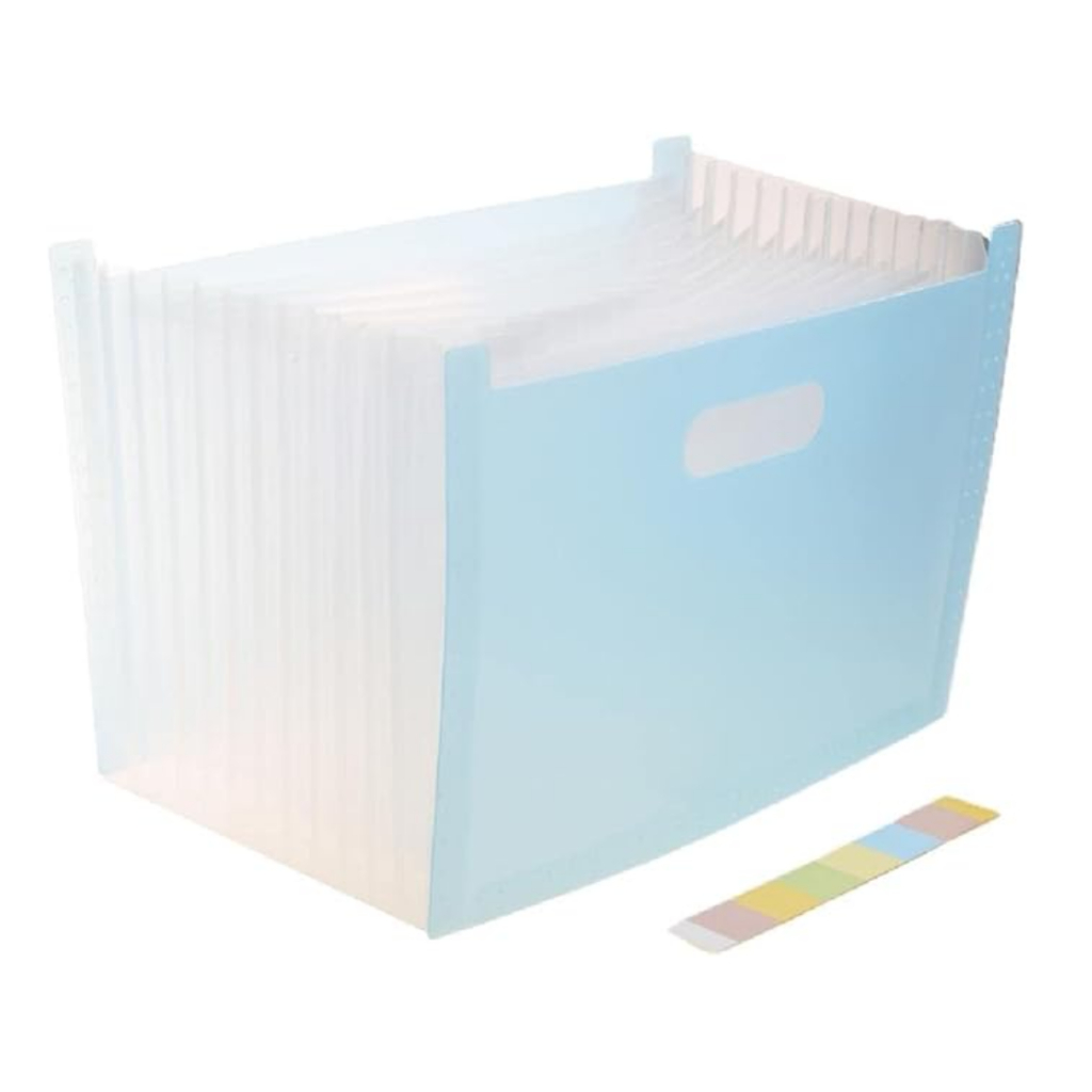 Pasta Expansível À Prova De Fogo DasTior - 13 Bolsos Para Documentos A4