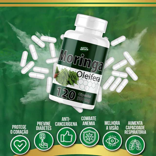 Moringa oleífera 120 cápsulas 500mg