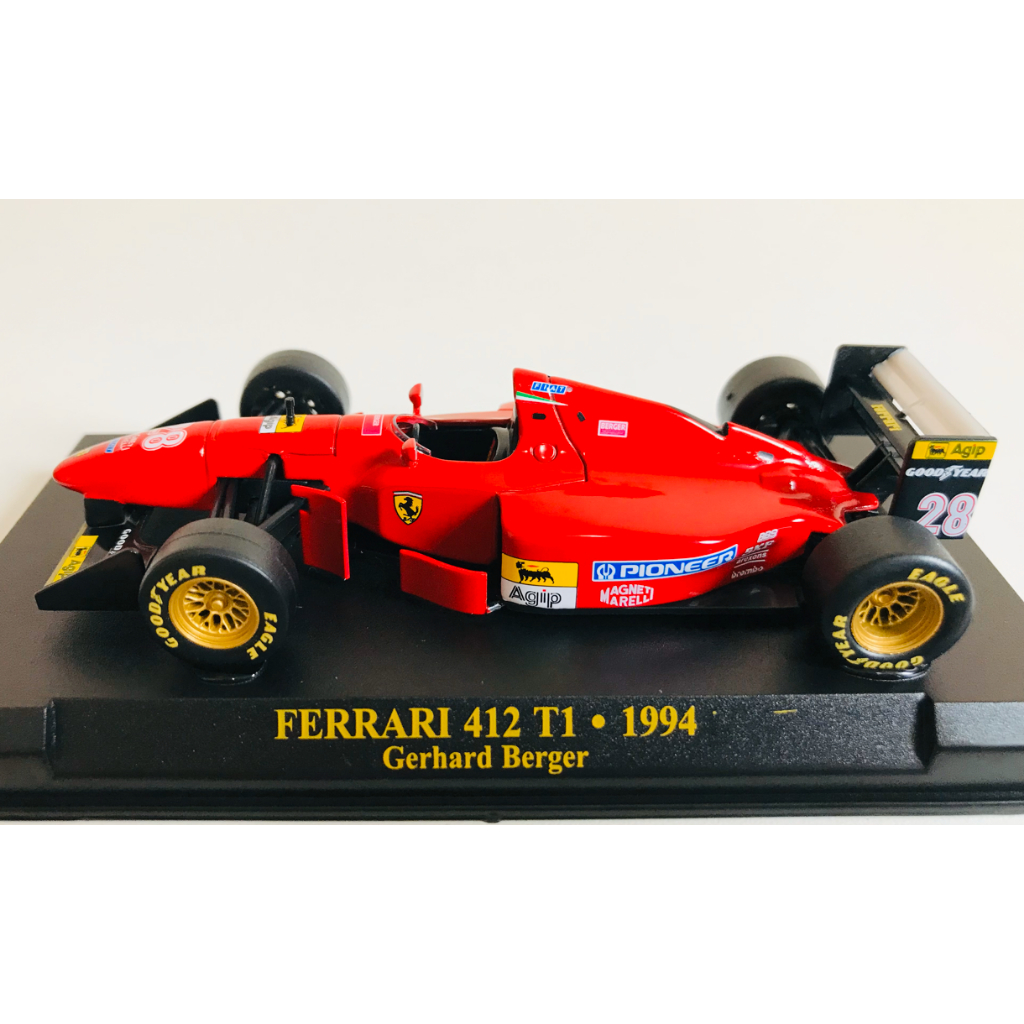【信頼】 Miniatura F1 - Berger Gerhard - (1994) T1 412 Ferrari BBR