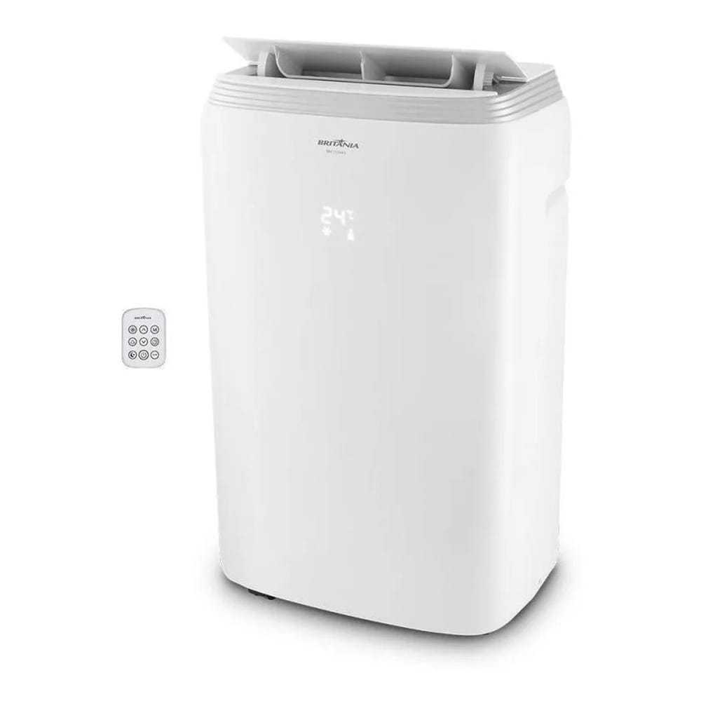 Ar condicionadoo Britânia poortátil frio 11000 btu branco Bivolt BAC11000F3