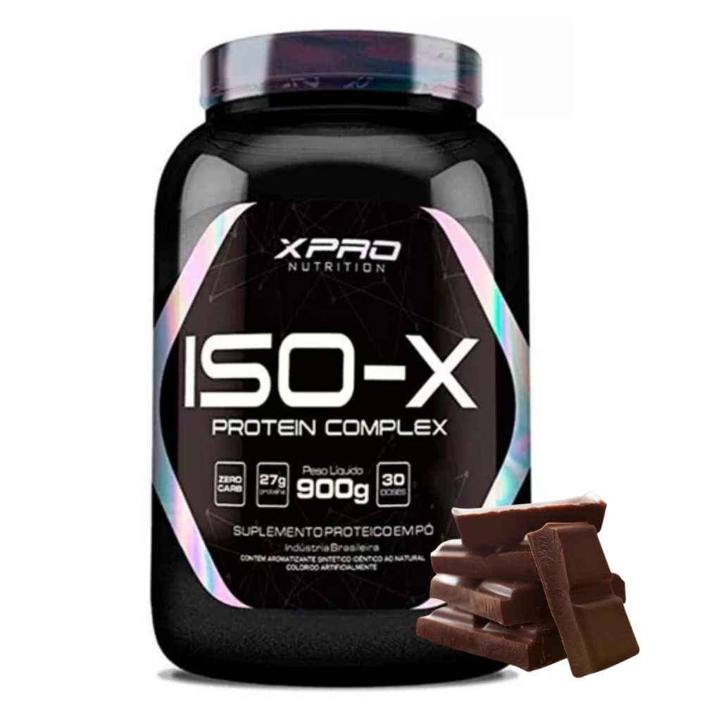 whey protein isolado xpro isox 900g zero carbo ganhos secos vários