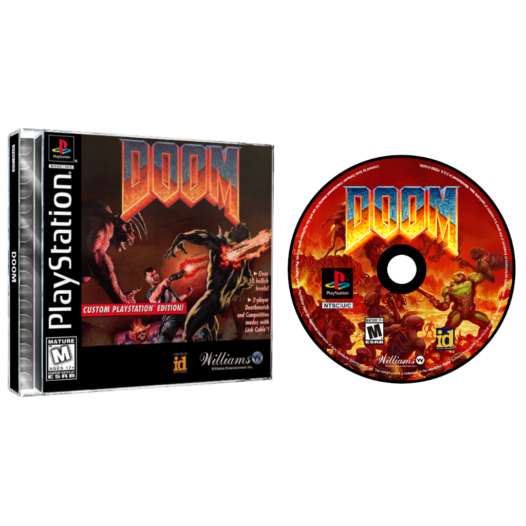 Jogo Cd Doom Para Playstation 1 Ps1 Psone