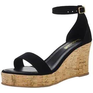 Sandália Feminina Plataforma Anabela Meia Pata Shekinah Lançamento Super Leve Confortável Macia Moda