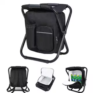 Bolsa Térmica Mochila 25 Litros C/ Banco Camping Pesca Praia