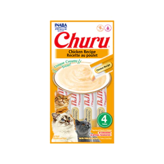 Churu Sabor Galinha Frango Petisco Para Gatos 56g - 4 Tubos de 14g Cada