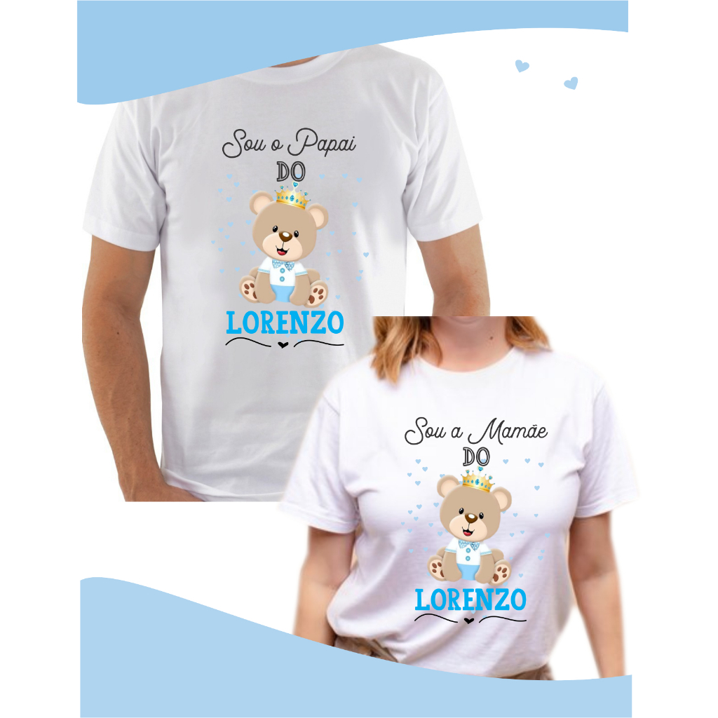 Camisas estampadas discount para baby shower