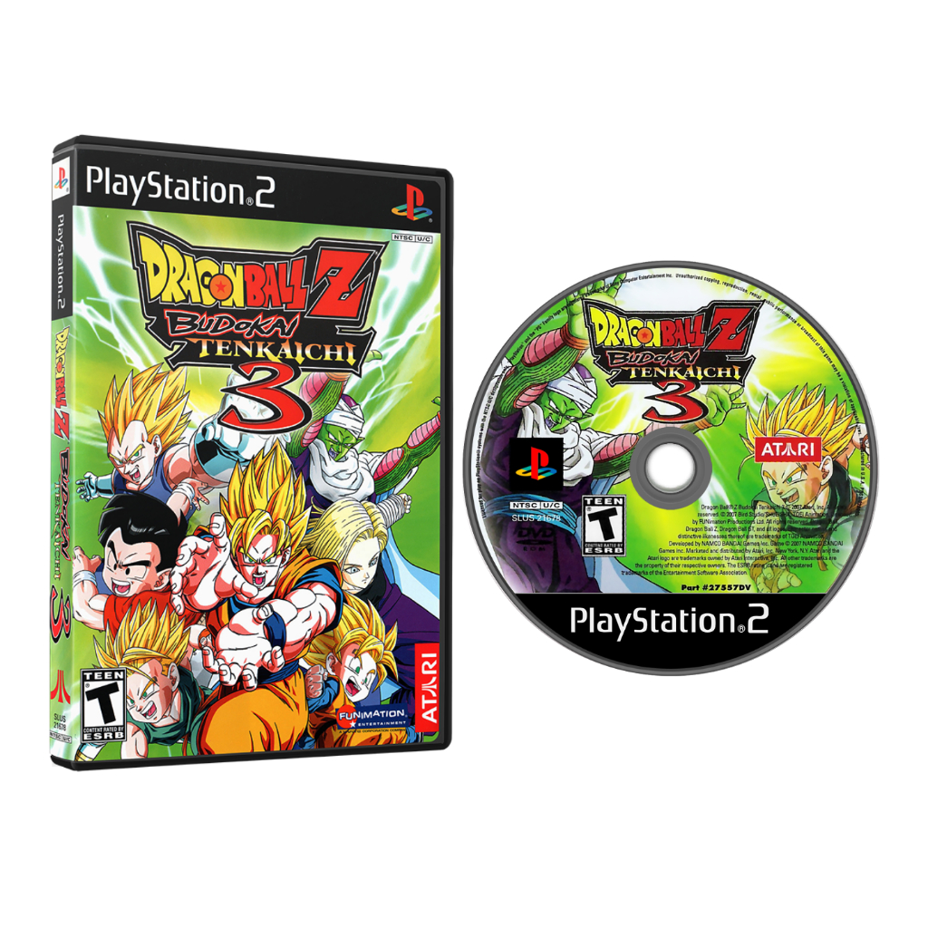 Jogo Dragon Ball Z Budokai Tenkaichi 3 Para Playstation 2 Ps2 Fat Slim Faz a Boa!