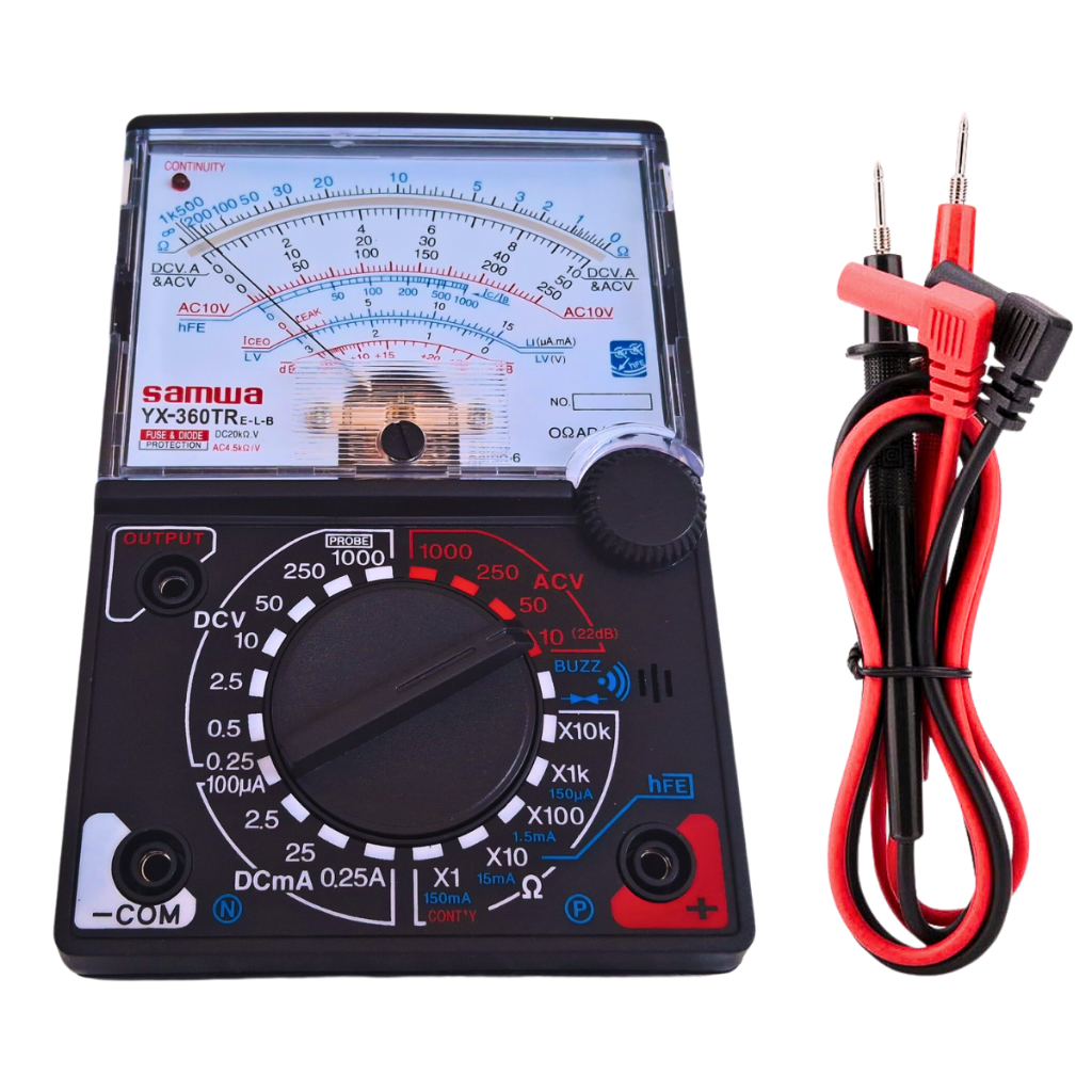 MULTIMETRO ANALOGICO TESTER AMPERIMETRO VOLTIMETRO MULTIMETER ANALOGUE YX  1000A 