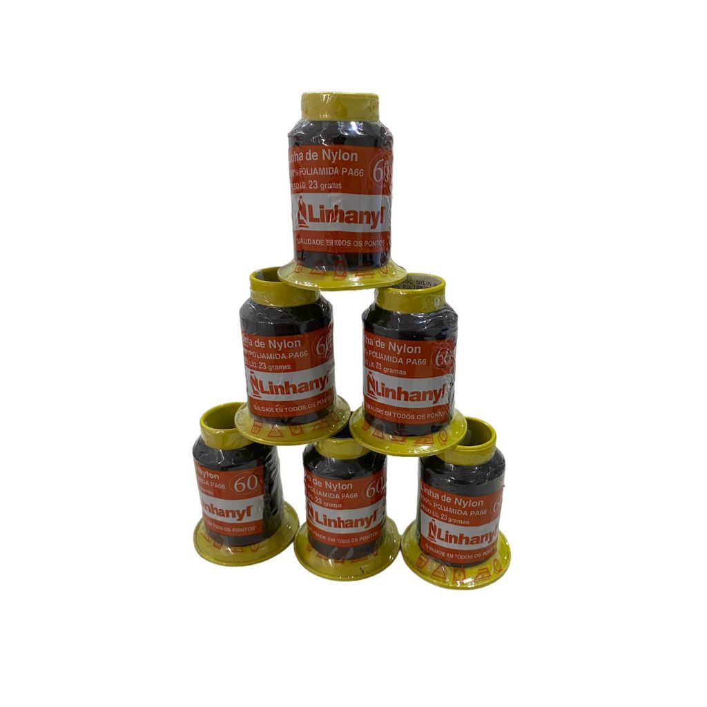 Linha de Nylon Marca LinhanyL 60 23g e 80g 100% Poliamida | Shopee Brasil
