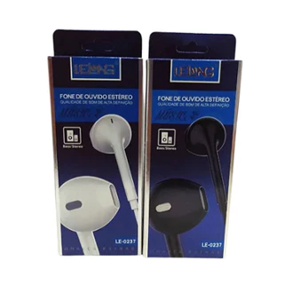 kit 2 Fone de Ouvido LE-0237/le-2038