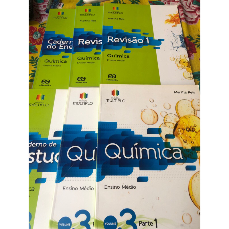 Projeto Múltiplo Química volume 3 | Shopee Brasil