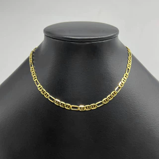 Correntinha de Ouro 18k Piastrine 40cm Fecho Tradicional Banhada a Ouro em Oferta na Shopee