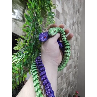 Cobra Articulada - Diversas cores - Em impressão 3d.