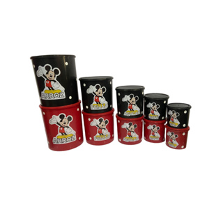 Porta mantimento 5 peças mickey mouse
