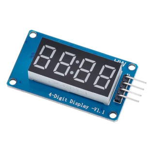 Display 7 Segmentos 4 Digitos Tm1637 Relogio Modulo P/ Esp8266 Arduino