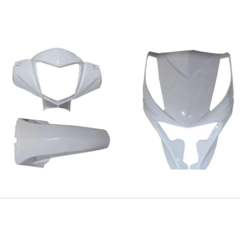 kit carenagem Shineray JET 50 cc sport branca 6 partes | Shopee Brasil