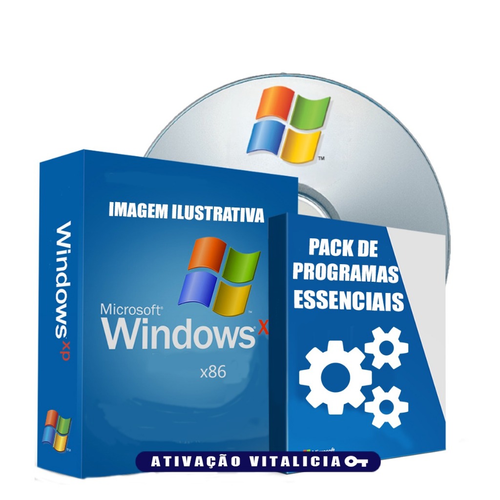 Cd Formatação Windows Xp + Pacote De Programas Pc/notebook | Shopee Brasil