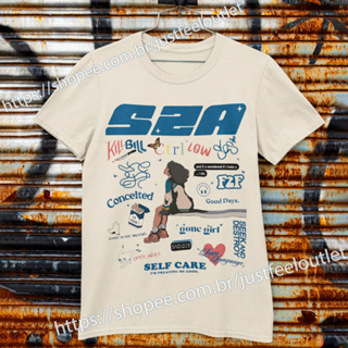 Camiseta T-shirt Unissex Algodão Vintage Sza 90