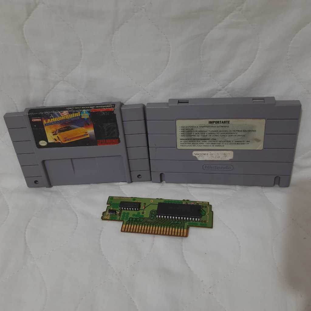 JOGO SNES LAMBURGHINI AMERICAN ORIGINAL