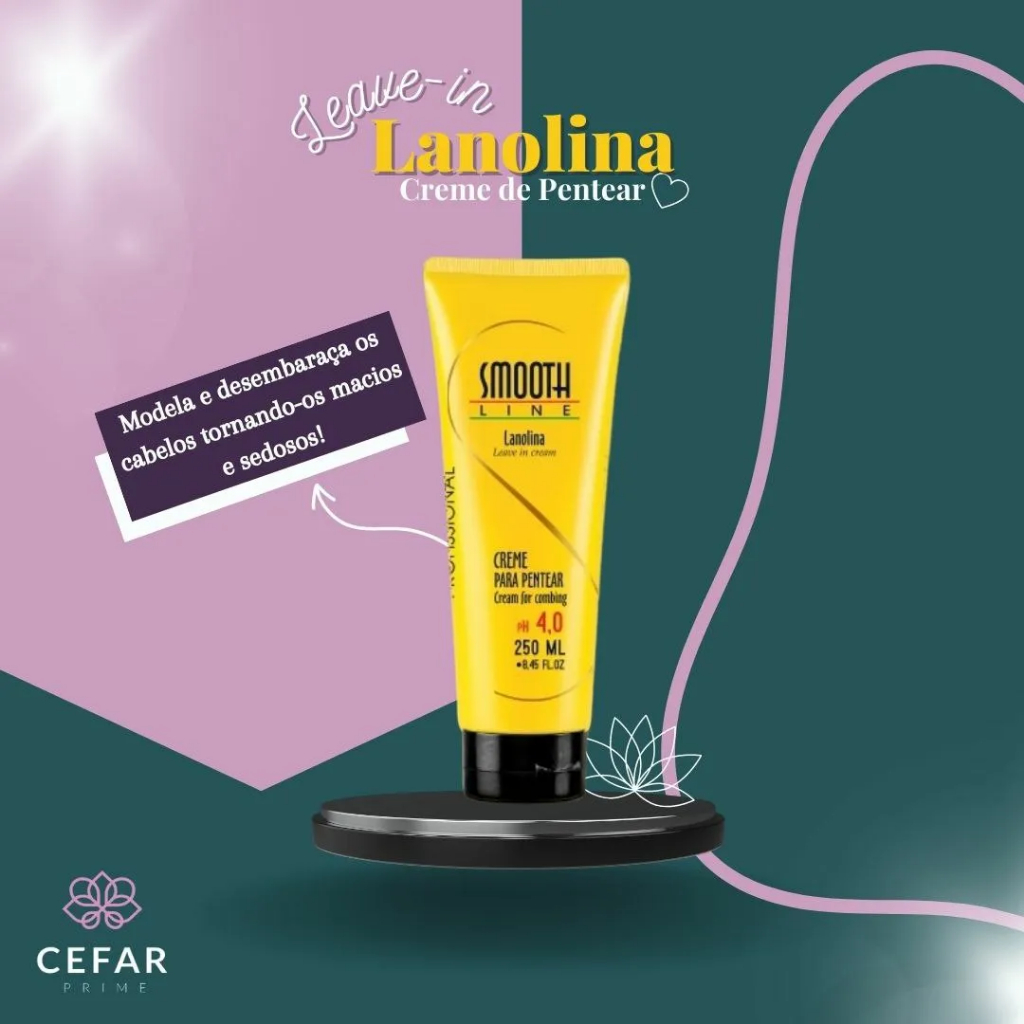 Smoothline- Leave-in Lanolina (250ml) | Shopee Brasil