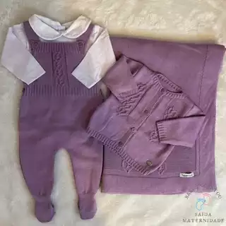 Kit Saída Maternidade Helena Lilás