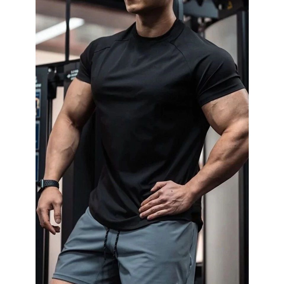 Camiseta Dry Fit Masculina Lisa - Casual Treino Academia Esportes Exercícios Corrida Camisa Promoção