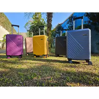 Mala de viagem bordo 10kg 55x35x25 resistente rodinhas giro 360 padrão anac Cruzeiro em Oferta na Shopee